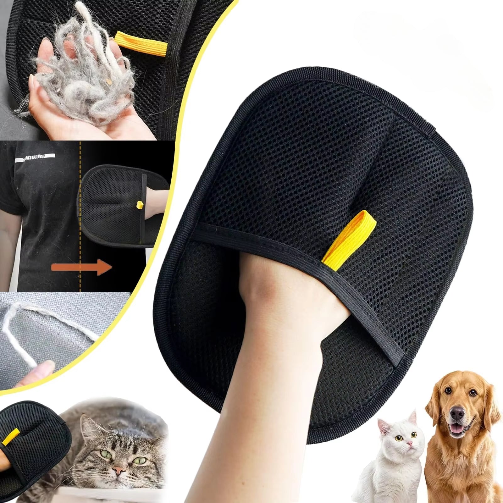 Guante Quitapelos para Mascotas