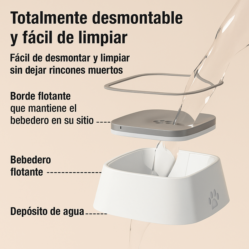 Comedero Antisalpicaduras