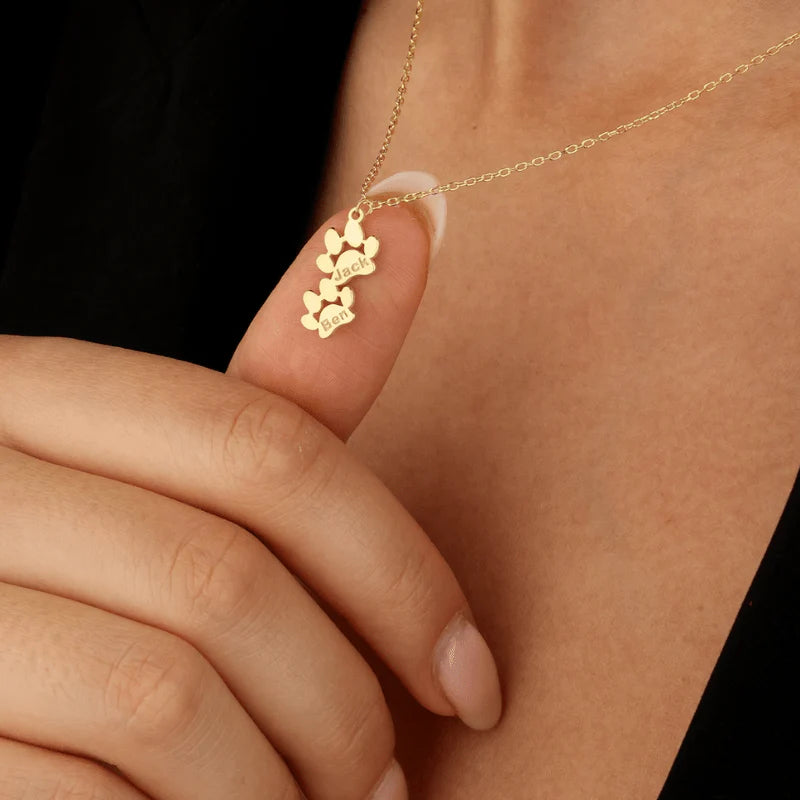 Pulsera/Collar Huellita Personalizable