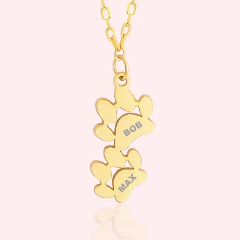 Pulsera/Collar Huellita Personalizable