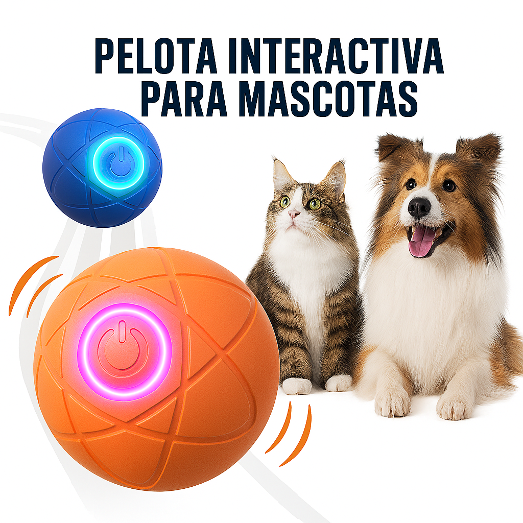 Pelota Interactiva para Perros y Gatos