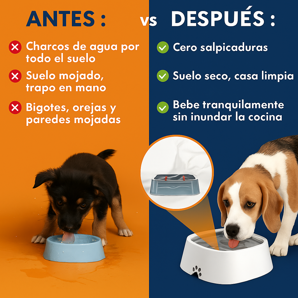 Comedero Antisalpicaduras